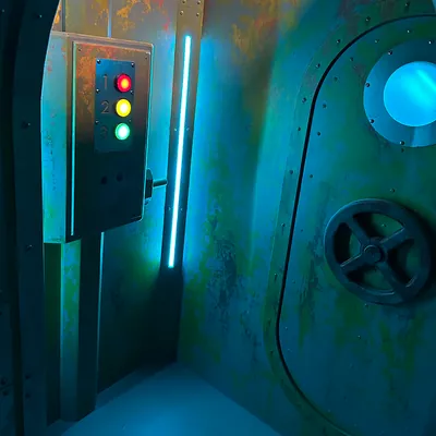 A cela Submarine da Prison Island